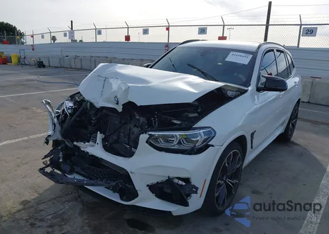 2020 BMW X3 M Competition из США, поврежденный, VIN 5YMTS0C07L9B37420